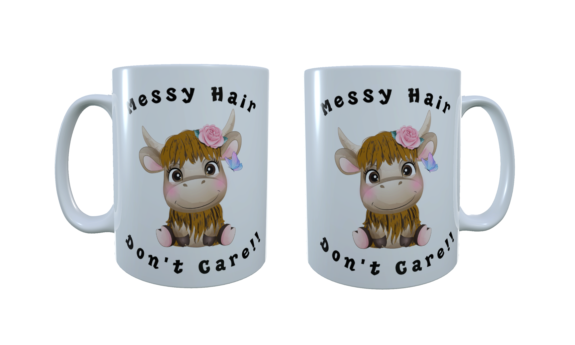 Highland Cow Ceramic Mug, Highland Cow Mug, Highland Cow Latte